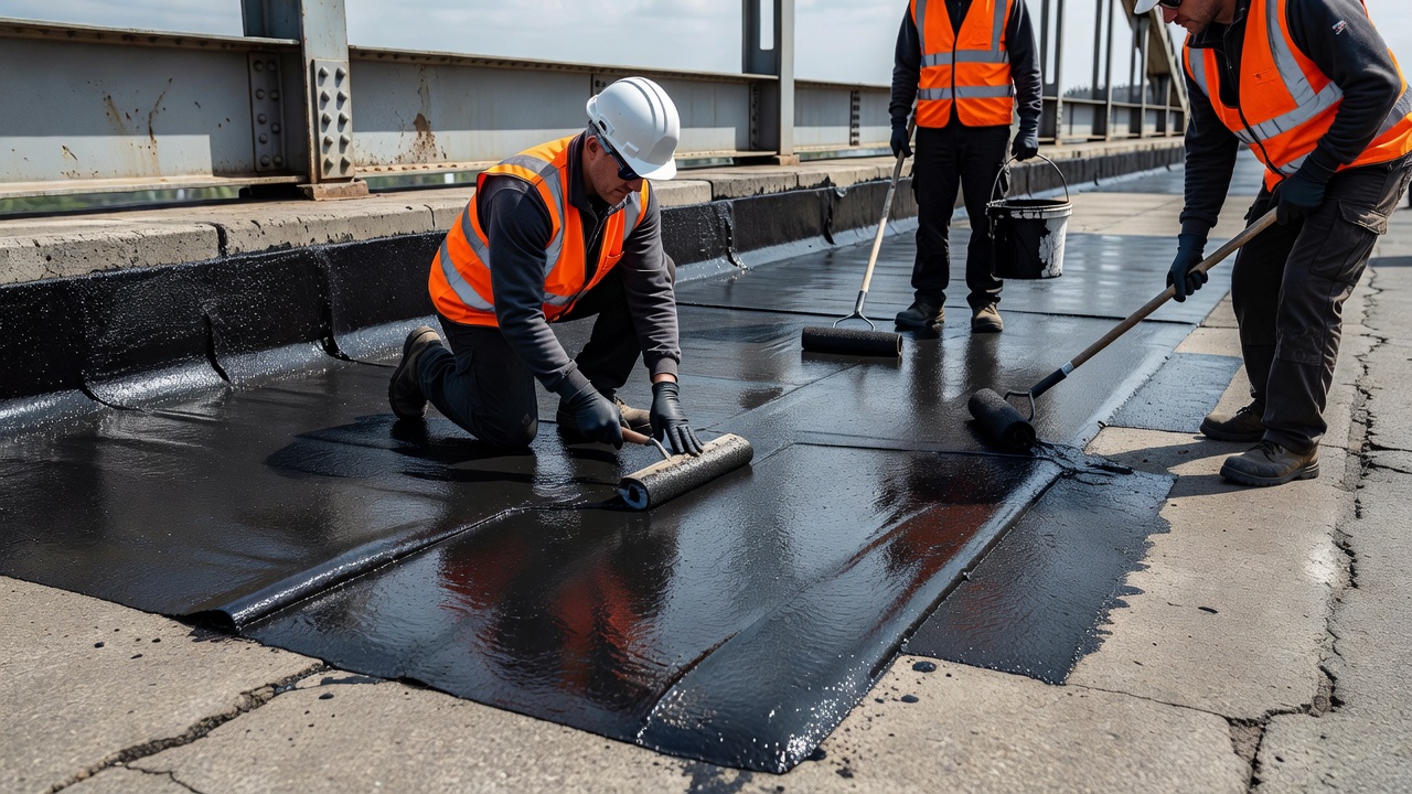Voici une combinaison :

Membrane élastomère – Pont-Rouge